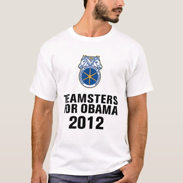 Camiseta Teamsters para Obama (Frente)