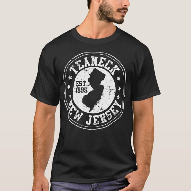 Camiseta Teaneck NJ New Jersey Crachá Teaneck Highwayman Ho (Frente)