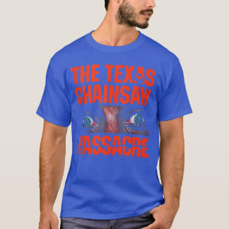 Camiseta Teas Chainsaw Massacre Sallys Eyes and Jumbo Logoa