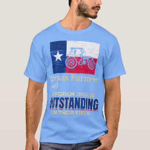 Camiseta Teas Farmer é uma pessoa que está em suspenso em s