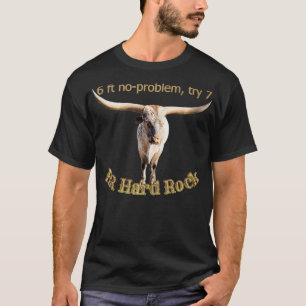 Camiseta Teas longhorn bult com chifres de 7 pés