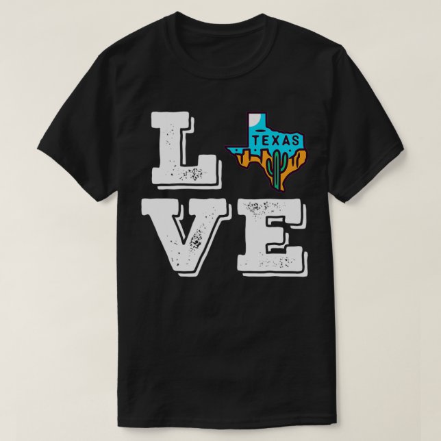 Camiseta Teas Love Austin Map Home TX Lone Star  I Love Tea (Frente do Design)