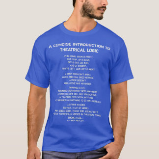 Camiseta Teatral Lógico Engraçado Teatro Musical de Broadwa