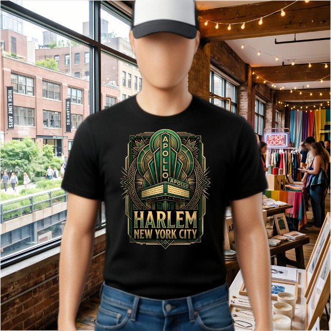 Camiseta Teatro Apollo Harlem Glow (Criador carregado)