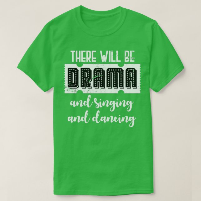 Camiseta Teatro de Atores de Drama (Frente do Design)