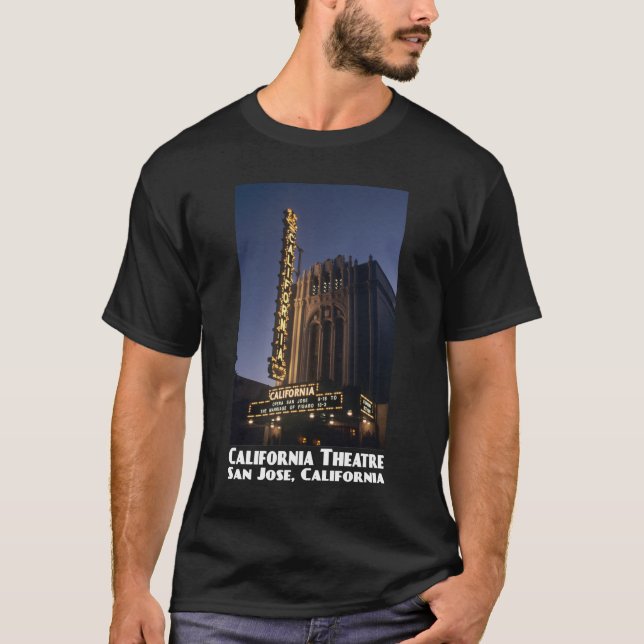 Camiseta Teatro de Califórnia, t-shirt da obscuridade de (Frente)