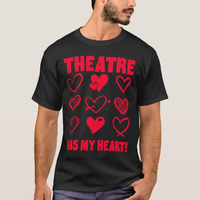 Camiseta Teatro De dias de os namorados Tem Minha Apreciaçã (Frente)