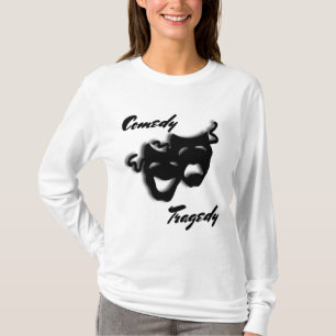 Camiseta Teatro de Máscaras Comédia e Tragédia de Longa