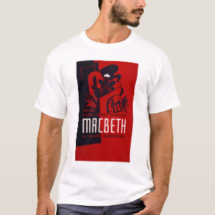 Camiseta Teatro do negro de Macbeth WPA 1937
