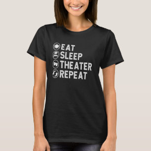 Camiseta Teatro do Sono Repete Teatro Musical Engraçado Gee