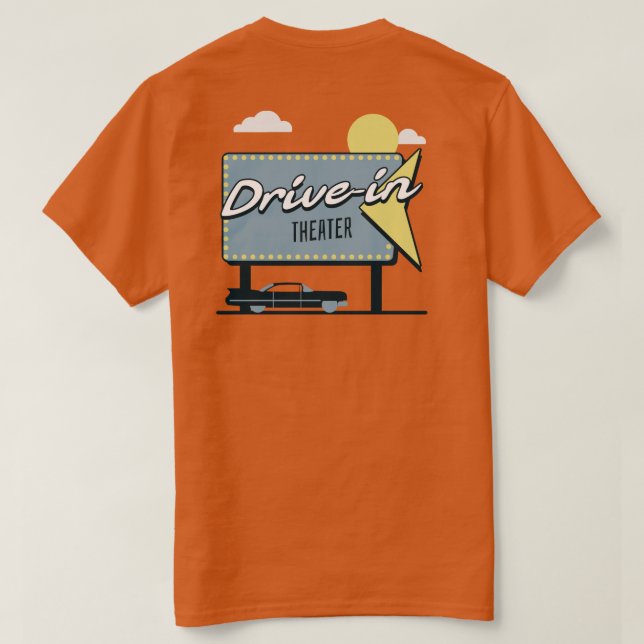 Camiseta Teatro Drive-In (Verso do Design)