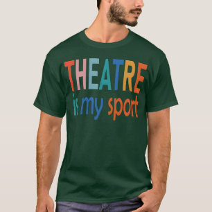 Camiseta Teatro É Meu Esporte música nostalgia presente ret
