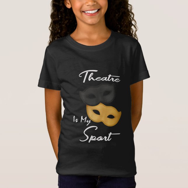 Camiseta Teatro É Meu Esporte | Presente no lago de teatro (Frente)