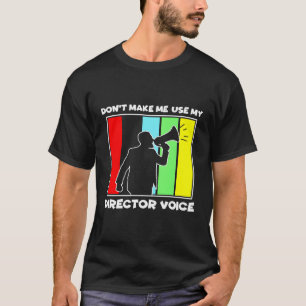 Camiseta Teatro Engraçado Diretor de Voz Piada Gif