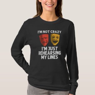Camiseta Teatro Legal Para Homens Mulheres Musical Da Broad