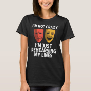 Camiseta Teatro Legal Para Homens Mulheres Musical Da Broad