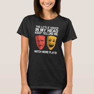 Camiseta Teatro Legal Para Homens Mulheres Musical Da Broad