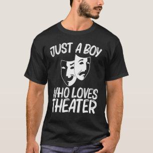 Camiseta Teatro legal para Meninos Drama Ator Comedy Trag