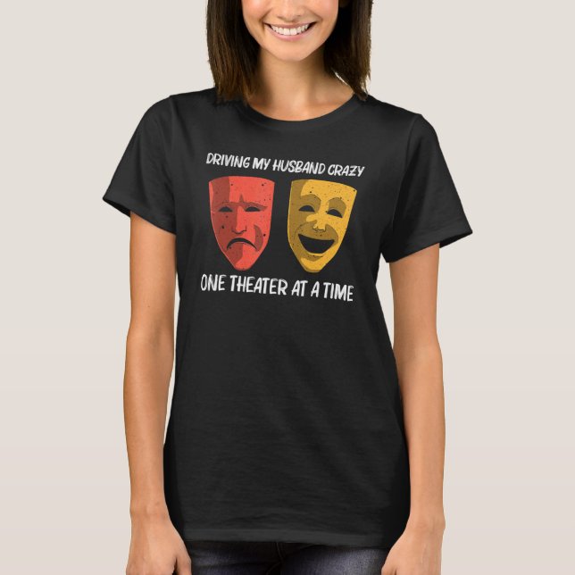 Camiseta Teatro legal Para Mulheres Mãe Teatro Musical De B (Frente)