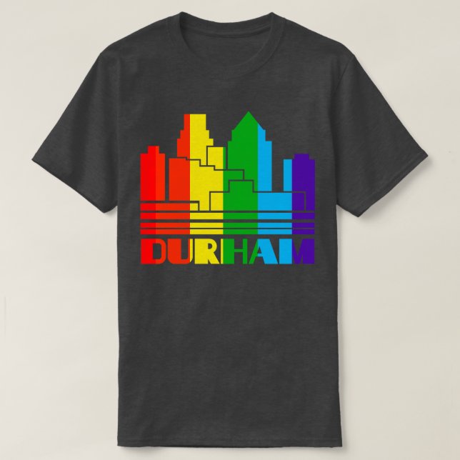 Camiseta Teatro LGBT LGBT de Durham Pride Durham Gift (Frente do Design)