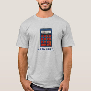 Camiseta Teatro Máquina de Calculadora de Matemática do Ner