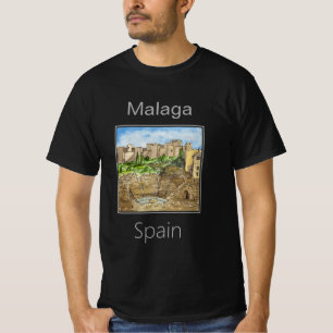 Camiseta Teatro Romano, Málaga, Espanha