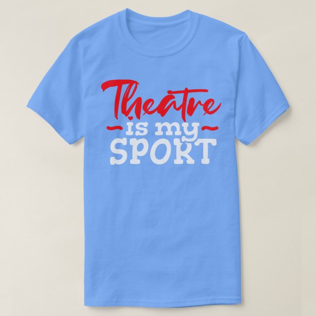 Camiseta Teatro Thespian Atuando 1 (Frente do Design)