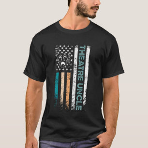 Camiseta Teatro Tio US Flag Theater Tio Theater Actres
