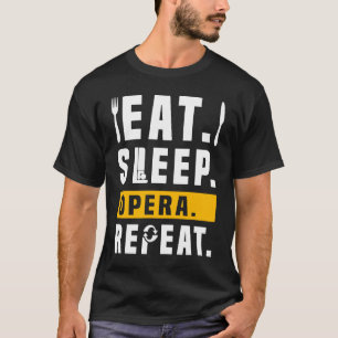 Camiseta Teatro Vida Drama Comeu Ópera De Sono Repetir Gráf