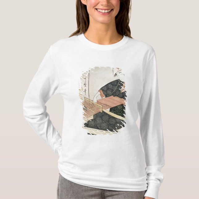 Camiseta Tecelagem da mulher (Frente)