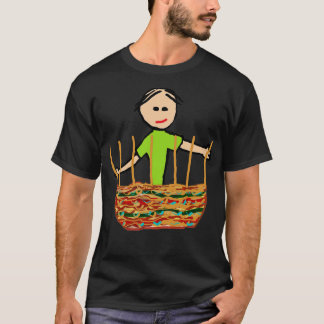 Camiseta Tecelagem do cesto