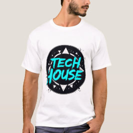 Camiseta Tech House Vibes - Groove de Música Eletrônica