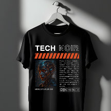 Tech Noir Cyberpunk Andróide