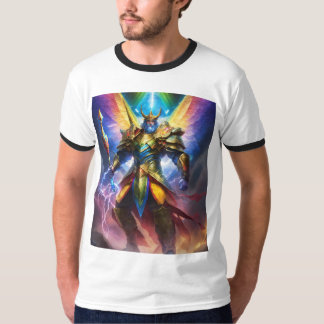 Camiseta "Tech Seraph: Onde os Guerreiros Digitais se Unem"
