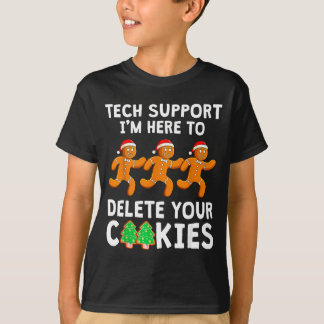 Camiseta Tech Suprt Christmas Cookies Women Men Funny Chris