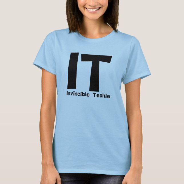 Camiseta Techie invencível (Frente)