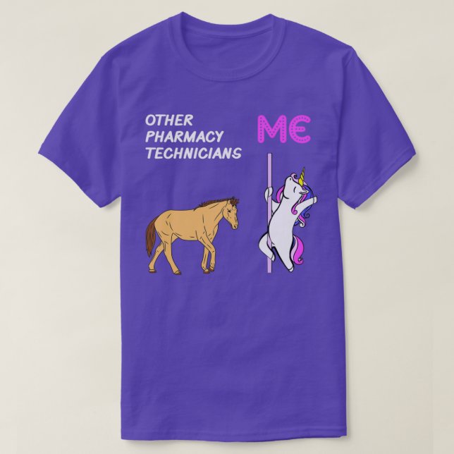 Camiseta Technician Faracy Unicorn amp Horse Design 1 (Frente do Design)