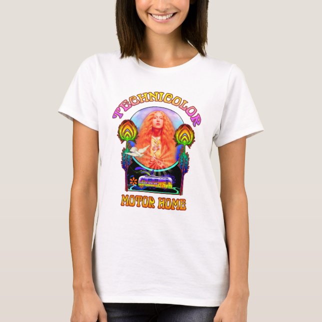 Camiseta Technicolor Motor Home Banda Damydoll (Frente)