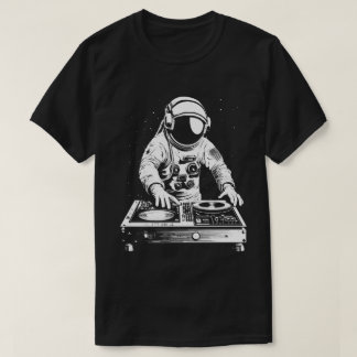 Camiseta Techno Astronaut DJ Disco Electronic EDM Music