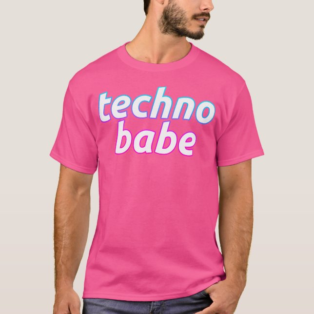 Camiseta Techno Babe - Dj Edm Cite Para Mulheres (Frente)