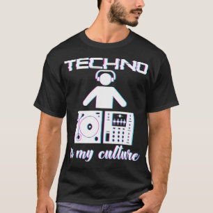Camiseta Techno é minha cultura EDM Audience Nightclub