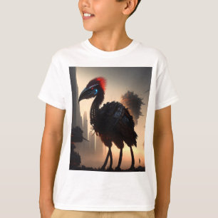 Camiseta "Techno-Feather: O Futuro Robô Emu"