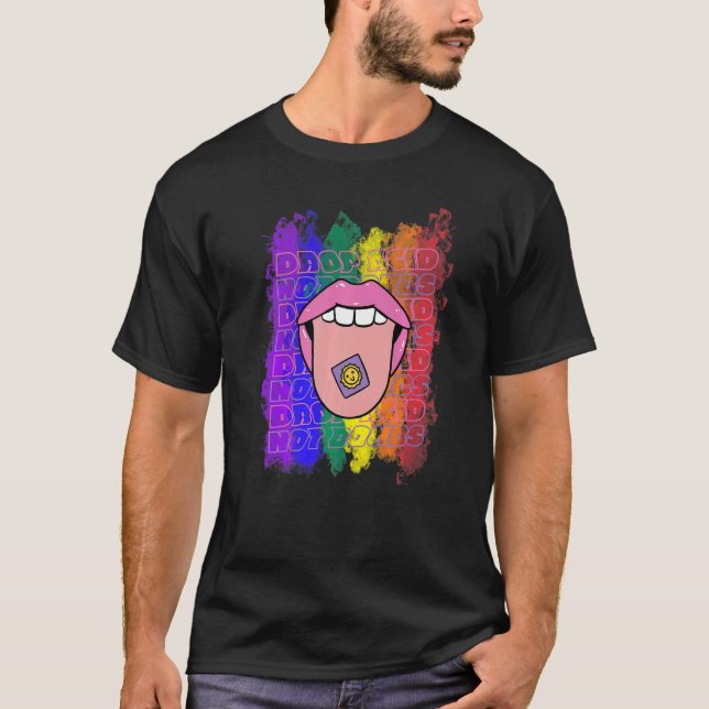 Camiseta Techno Hardcore Gabber Trance Satã Frenchcore Dru (Frente)