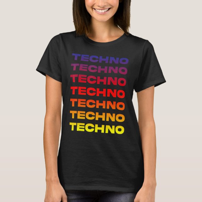 Camiseta Techno Hipnótico Dub Profundo Batidas Eletrônicas  (Frente)