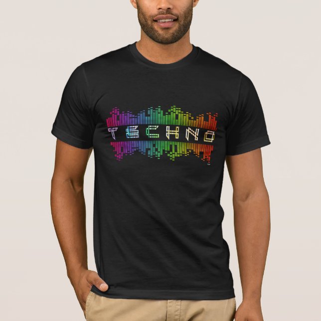 Camiseta Techno igualador EDM Music festival Tshirt (Frente)