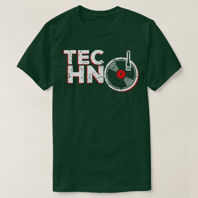 Camiseta Techno Music (Frente do Design)