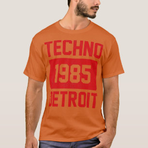 Camiseta Techno Music 1985 Vintage
