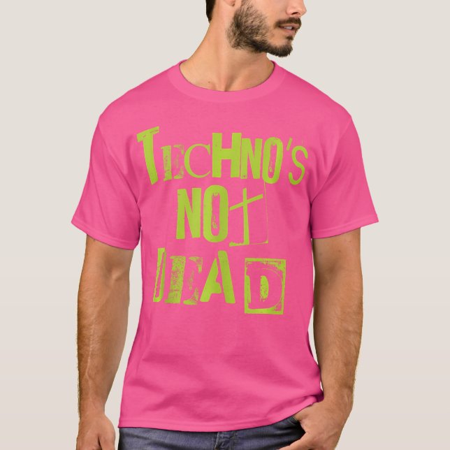 Camiseta Techno Não Está Com O Grunge Morto Mínimo Dj (Frente)