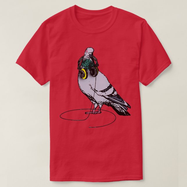 Camiseta Techno Pigeon Racerback (Frente do Design)
