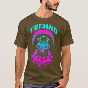 Camiseta Techno Rave EDM Festival de Música Trippy Astronau